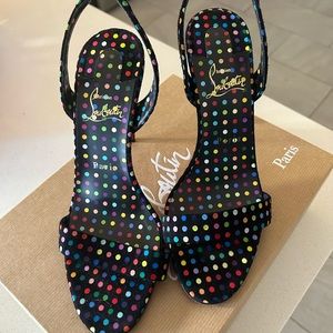 Christian Louboutin shoes, size 9, never worn.